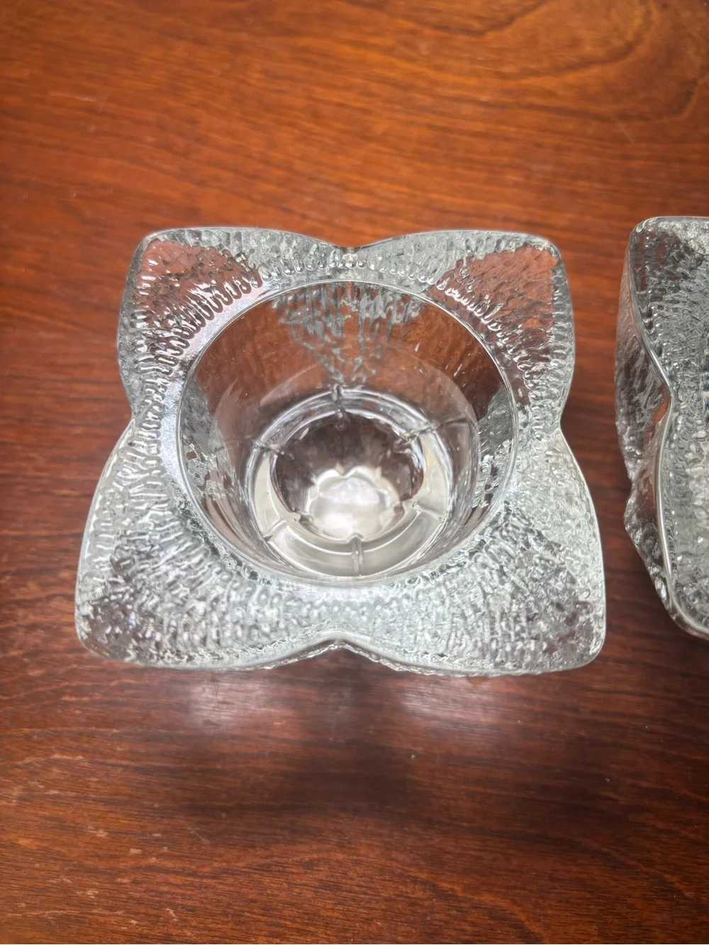 Vintage Indiana Glass. And votives — Set of 2